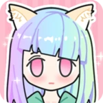 pastel avatar: magical pastel dress up android application logo